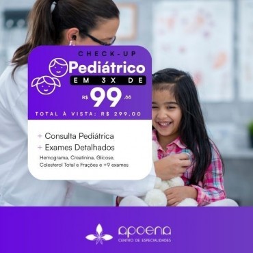 Check-up Infantil em Carmo
