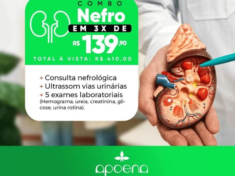Check-Up Nefrologia ou Combo Nefrologia: Proteja a Saúde dos Seus Rins